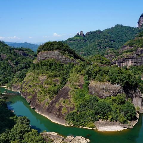 《登武夷山天游峰》作者浮萍/摄影浮萍