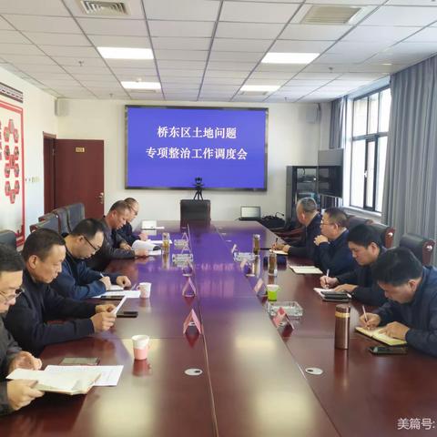 桥东区召开土地问题专项整治工作调度会