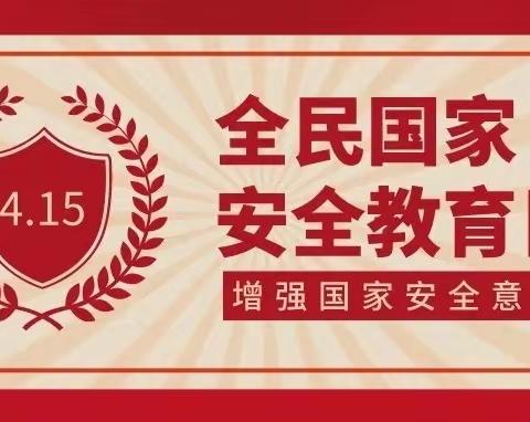 国家安全 有你有我蚁蜂镇老庄小学“国家安全教育日”主题教育活动