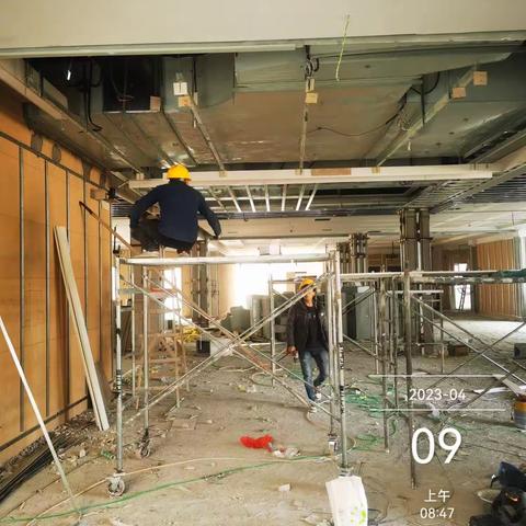 妇保院4月9日施工