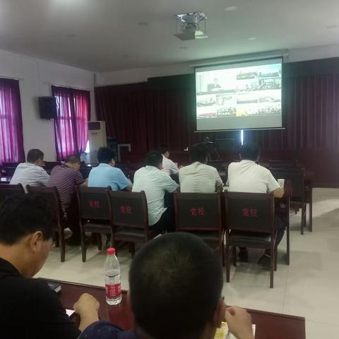 魏县组织收听收看全市农村生活污水治理培训会