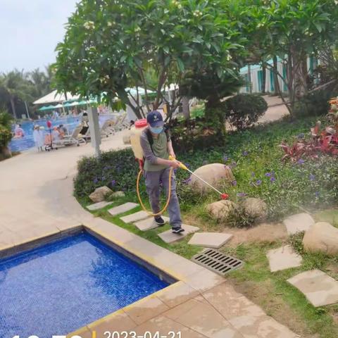 【绿盾科技】2023年4月（21日09：00 --22日01：30）亚特兰蒂斯酒店日常工作报告