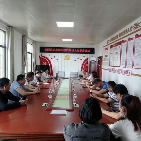 市委组织部领导到长北村调研