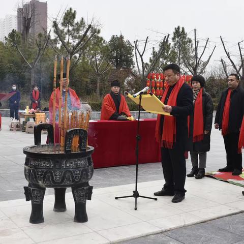 大年初六，赊店老酒有限公司隆重举行祭拜酒祖大典