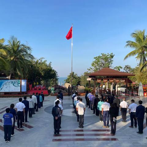 “勿忘国耻，圆梦中华”| 三亚旅文集团大小洞天党支部国家公祭日网上祭英烈主题党日活动