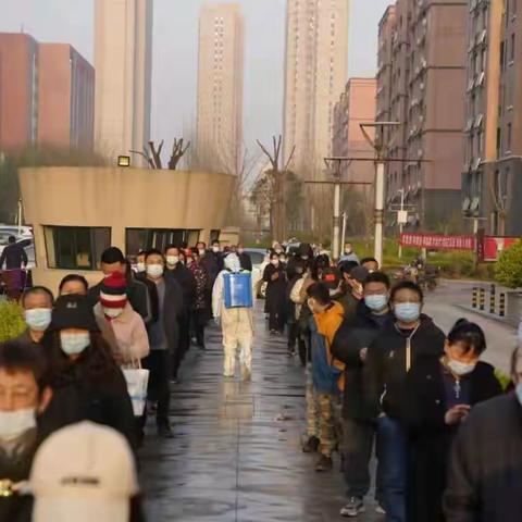 【以练备战】济北街道开展参照防范区全员核酸检测演练