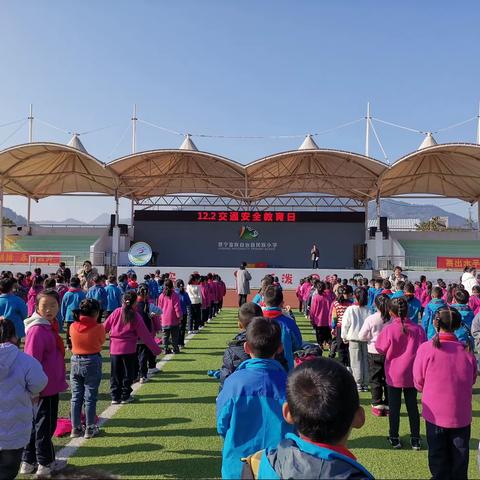 民族小学全国交通安全日活动