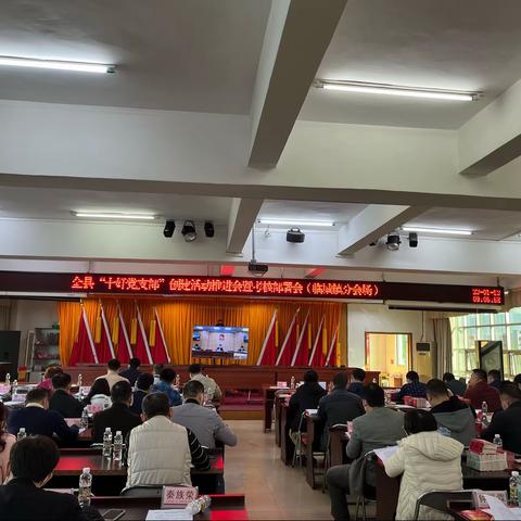 县“十好党支部”创建活动推进会暨考核部署会（临城镇分会场）