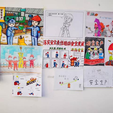 开展安全漫画展 助推安全生产月--宏程公司举办安全漫画展活动