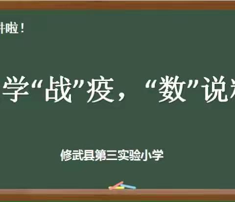 数学“战”疫，“数”说精彩——修武县第三实验小学微课堂开讲啦！