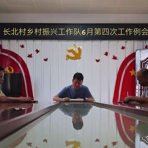 长北村乡村振兴工作队组织召开2023年6月份第四次工作例会