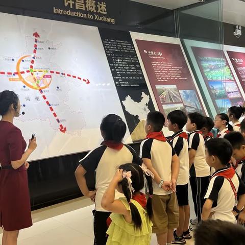 许昌市毓秀路小学尚东校区2022-2023学年第二学期“雏鹰小队-参观许昌市规划展览馆”活动美篇