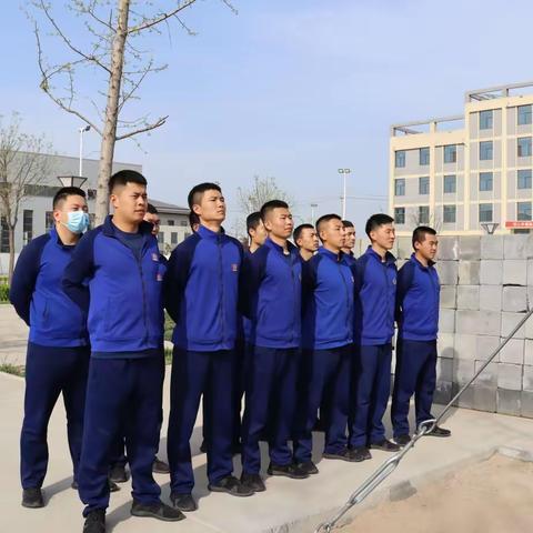 沣京路消防救援站组织开展体能考核
