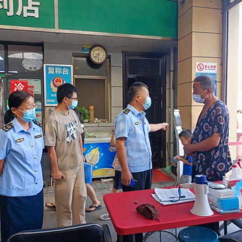 防风险、除隐患、保安全，分局航天区域对航北农贸市场燃气安全进行专项检查