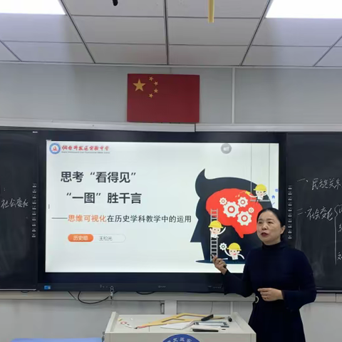 思考“看得见”，“一图”胜千言--开发区实验中学历史组“思维成长型课堂”课例研讨活动