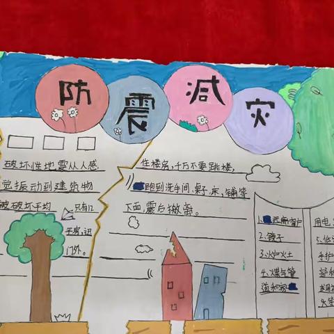 谭文小学防灾减灾主题教育活动