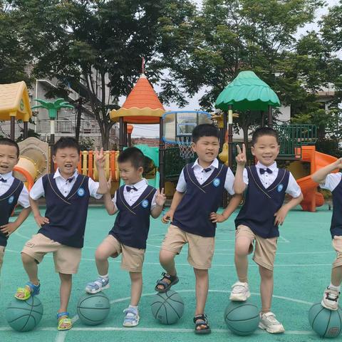 鸿燕幼儿园2021年小中大班的篮球小将们🏀