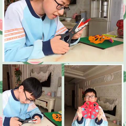 体验剪纸艺术  弘扬传统文化——宏宇中学2112班剪纸活动