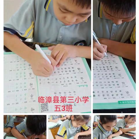 感汉字之美，享书写之乐——临漳县第三小学“双推月”之规范汉字书写