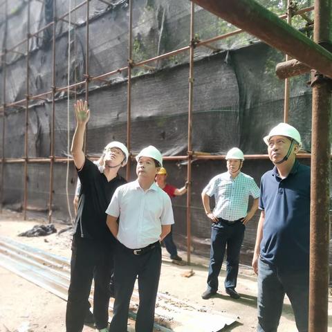 美兰区加快实施恒福居城市更新项目危房拆除保护性施工