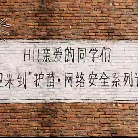 学习网络安全知识，护苗健康平安成长——赵三街学校网络安全教育课