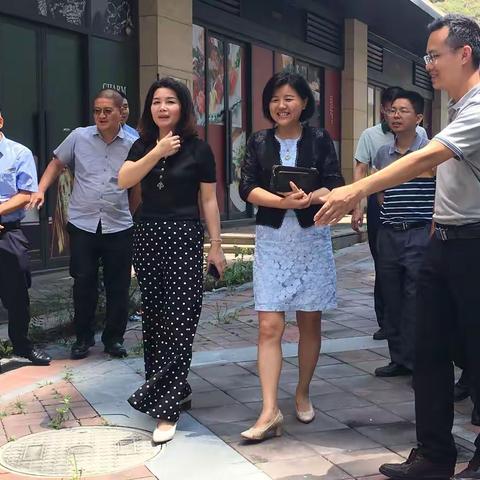 区民政局副局长董琳一行调研象角塘社区“夕阳红”项目