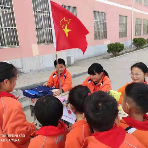 唐庙镇中心小学-牵手同行，点亮希望“红领巾共建希望小屋”爱心义卖活动