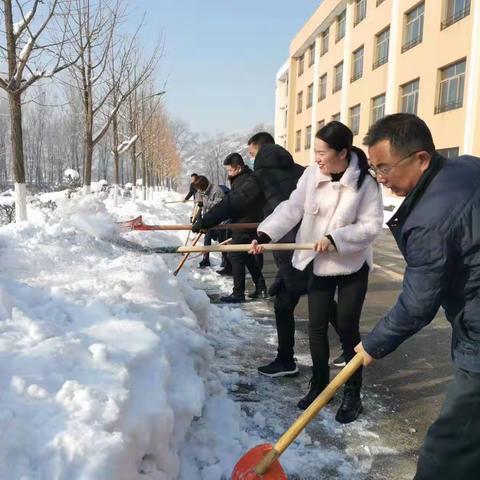 本溪市委党校开展破冰除雪工作