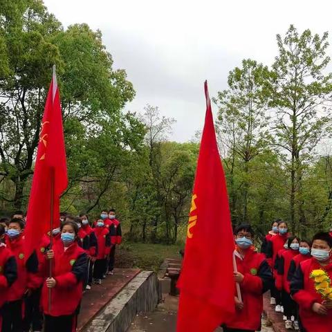 缅怀值夏先贤，传承华夏基因——值小学子党员清明祭胡铨