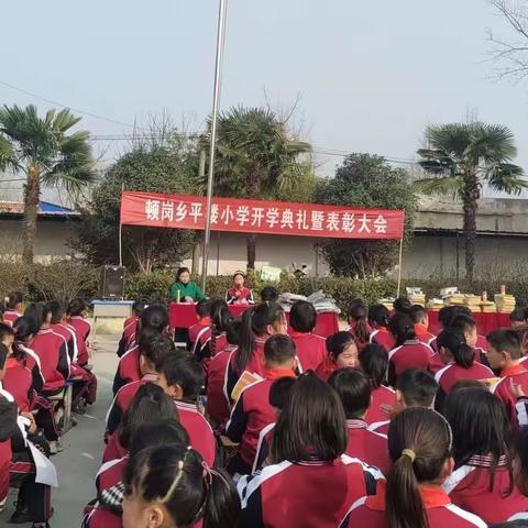 踔厉奋发，一起向未来——顿岗乡平楼小学开学典礼