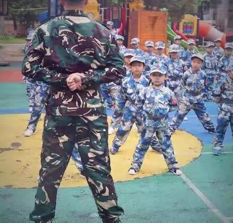 沟墩阳光幼儿园大班小兵训练营