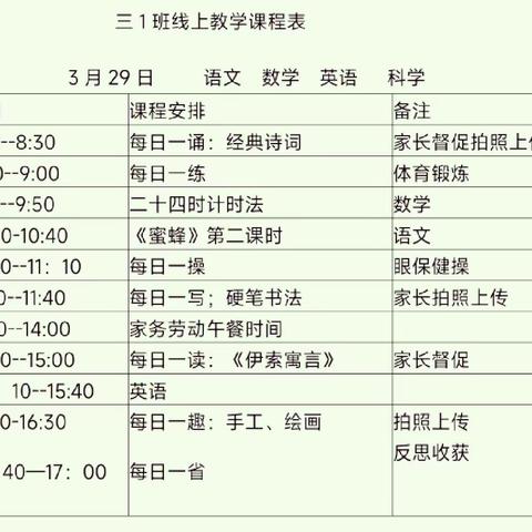 线上开课堂 学习不打烊——江庄镇大路小学三一班线上教学活动纪实