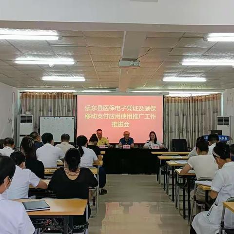 乐东县召开医保电子凭证及医保移动支付应用使用推广工作推进会