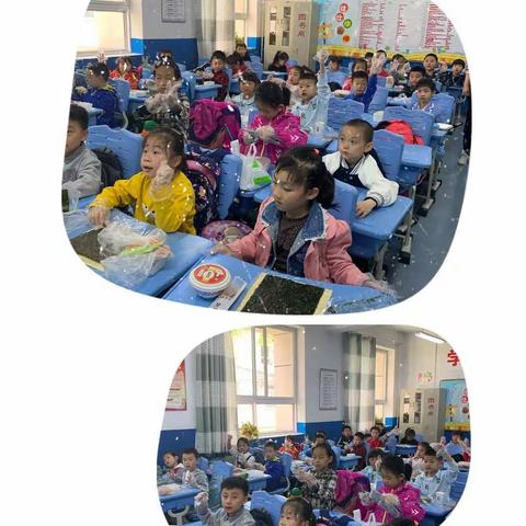 一班一品舌尖上的班会/二年二班自制寿司秀