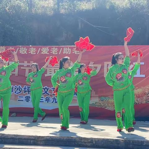 九九重阳节，最美夕阳红——柳沙坪村文艺汇演