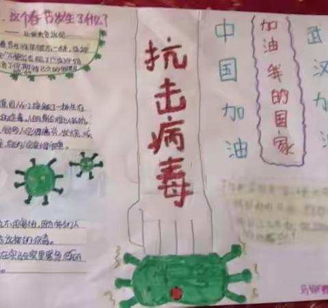 抗击疫情，我们在行动  ——海原县高崖乡新民小学五年级