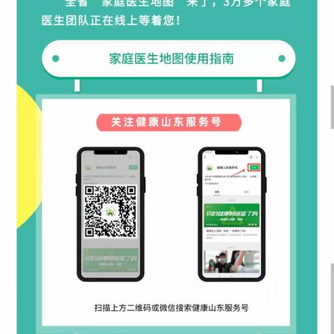 @所有人 山东省家庭医生地图上线了！守护您健康的朋友，就在身边！