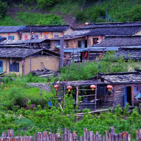 长白山秘境——木屋村