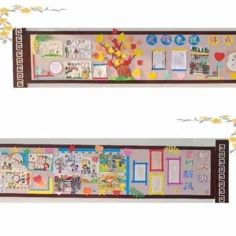 “风景”这边独好一一濂溪中学小学部班级文化墙展示