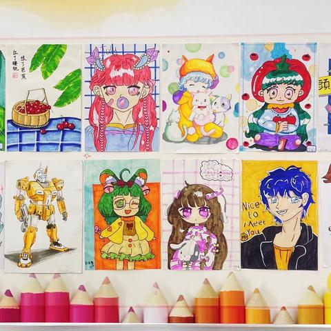 新安小学一分校期末画展