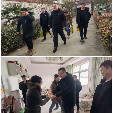 党员冬日聚初心 走访慰问暖人心---水稻乡组织开展春节走访慰问活动