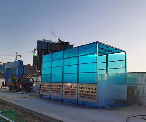 韩强工程洗车机9米封闭式洗车机配置表