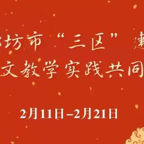 网络研讨创新篇，共同携手向未来——大厂城区第二小学参加廊坊市“三区”建设小学语文实践共同体研修总结