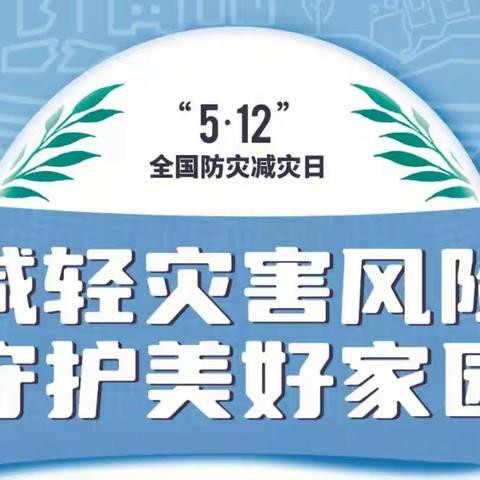 减轻灾害风险·守护美好家园——5.12全国防震减灾日知识宣传【济望幼儿园】