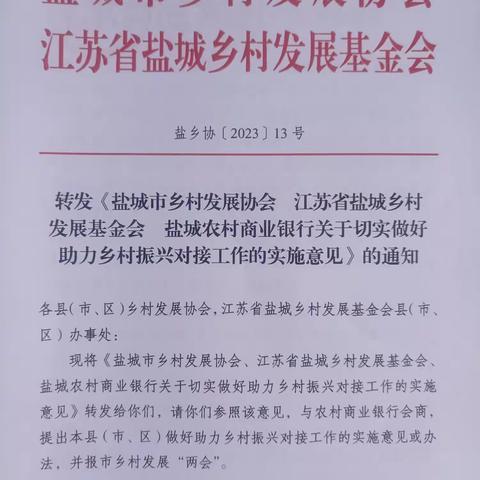 关于切实做好助力乡村振兴对接工作的实施意见