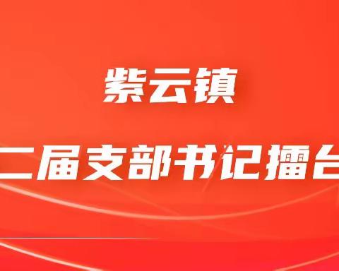 吹响振兴号  激发新动能——紫云镇开展第二届支部书记擂台赛