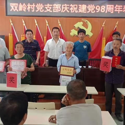 回顾光辉历程，牢记初心使命-----南宫山镇双岭村庆祝建党98周年活动