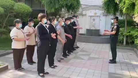 名翰园物业部今日工作分享