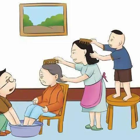 龙泉中心小学“孝心代代传”活动