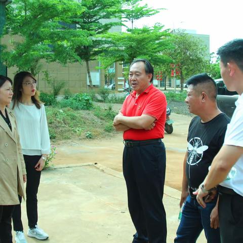 洋浦垃圾分类示范片区迎接海南省住建厅第一季度垃圾分类评估检查